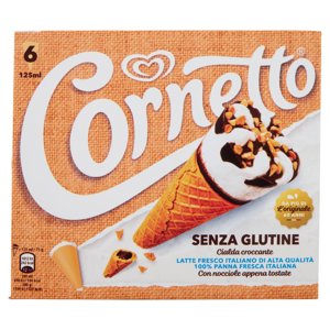 Cornetto Algida Senza Glutine 6 Gelati 450 g