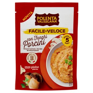 Polenta Valsugana Facile e Veloce con Funghi Porcini 80 g