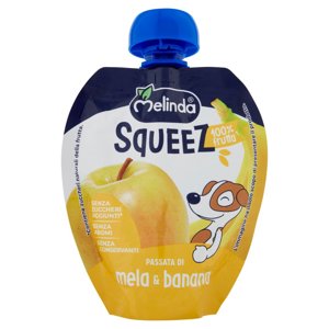 Melinda Squeez 100 % frutta Passata di mela & banana 90 g