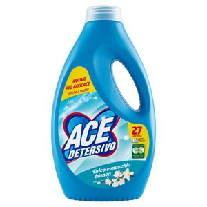 Ace Detersivo Talco e Muschio Bianco 27 Lavaggi 1350 ml