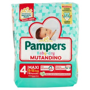 Pampers Baby-dry Mutandino Maxi 16 pz