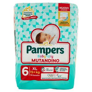 Pampers Baby-dry Mutandino XL 14 pz