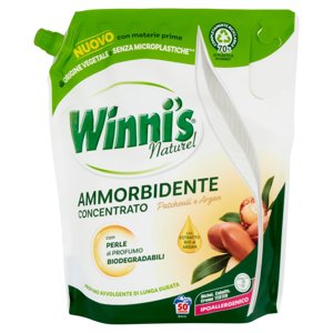 Winni's Naturel Ammorbidente Concentrato Patchouli e Argan pouch 50 Lavaggi 1,25 l