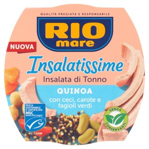 Rio mare Insalatissime Insalata di Tonno Quinoa con ceci, carote e fagioli verdi 160 g