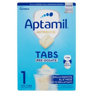 Aptamil Nutribiotik Tabs Pre-Dosate 1 Latte per Lattanti 21 x 23 g