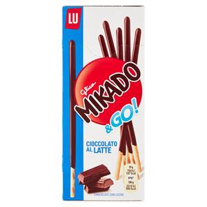 Mikado, biscotto ricoperto di cioccolato al latte formato pocket 39g