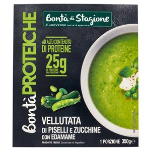 Bontà di Stagione Bontà Proteiche Vellutata di Piselli e Zucchine con Edamame 350 g