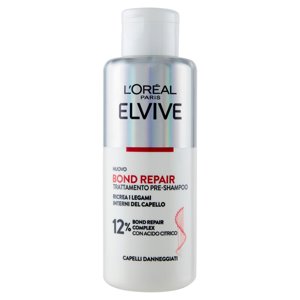 L'Oréal Paris Elvive Bond Repair Pre-Shampoo Con Acido Citrico Per Capelli Danneggiati, 200 ml