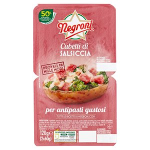 Negroni Cubetti di Salsiccia 2 x 60 g