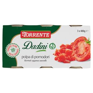 la Torrente Dadini polpa di pomodori 3 x 400 g