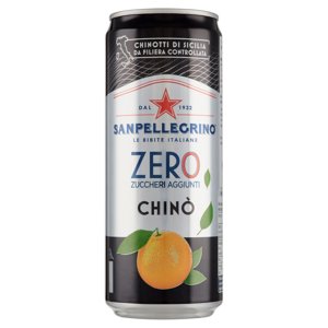 SANPELLEGRINO Chinò Zero Zuccheri Aggiunti, Lattina 33 cl