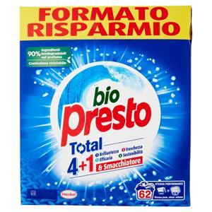 BIO PRESTO Polvere 62 lavaggi 3,100 kg