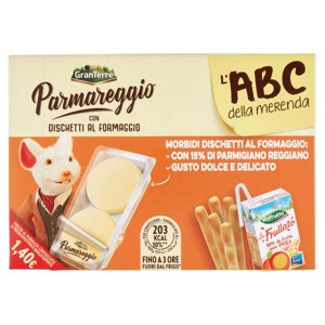 Parmareggio l'ABC della merenda con Dischetti al Formaggio