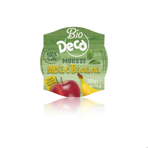 DECO BIO MOUSSE MELA/BAN 2X100