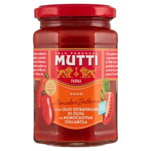 Mutti Sugo con Pomodoro Datterino e con Olio Extravergine di Oliva da Moonocultivar Ogliarola 280 g