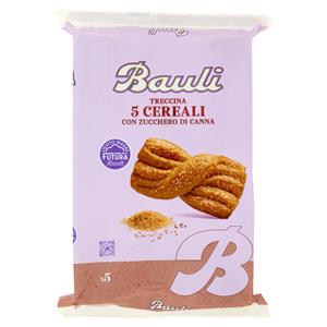 Bauli Treccina 5 Cereali con Zucchero di Canna 5 x 42 g