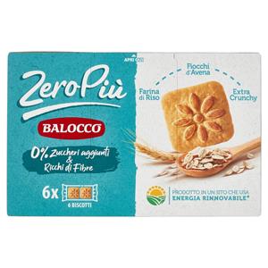 Balocco ZeroPiù Fiocchi d'Avena & Riso 6 x 38,3 g