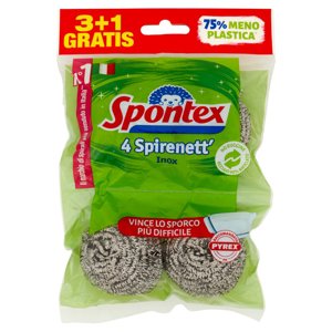 Spontex Spirenett' Inox x4