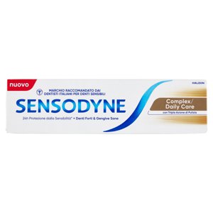 Sensodyne Dentifricio Complex/Daily Care per Denti Sensibili, Tripla Azione di Pulizia 75 ml