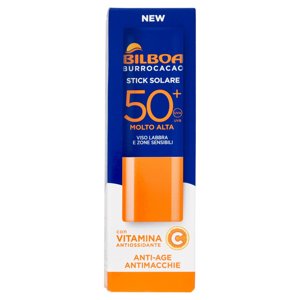 Bilboa Burrocacao Stick Solare 50+ Molto Alta con Vitamina C 12 ml