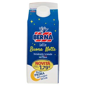 Berna Latte Buona Notte Parzialmente Scremato 100% Italiano 750 ml