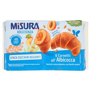 Misura Dolcesenza 6 Cornetti all'Albicocca 298 g