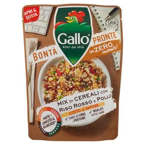 Gallo Bontà Pronte Mix di Cereali con Riso Rosso e Pollo 220 g