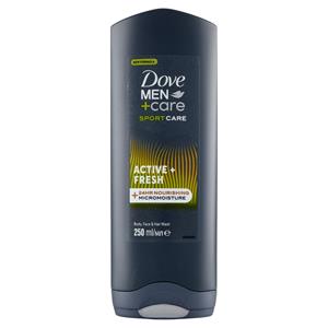 Dove Men+Care Sport Care Active + Fresh Body, Face & Hair Wash 250 ml