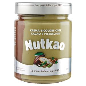 Nutkao Crema Bicolore con Cacao e Pistacchio 330 g