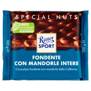 Ritter Sport Special Nuts Fondente con Mandorle Intere 100 g