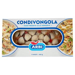 Arbi Condivongola Sugo Pronto alle Vongole 450 g