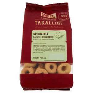 Puglia Sapori I Gourmet Tarallini Specialità Patate e Rosmarino 200 g