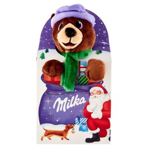 Milka peluche di Natale con cioccolato al latte delle Alpi - 96,5 g