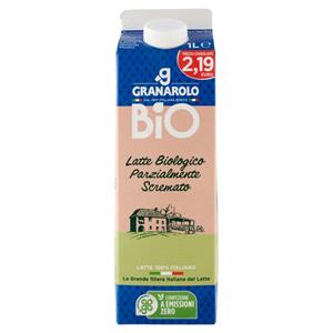 Granarolo Bio Latte Biologico Parzialmente Scremato 1 L