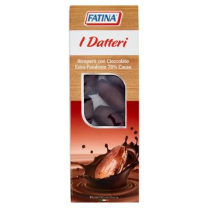 Fatina i Datteri Ricoperti con Cioccolato Extra-Fondente 70% Cacao 180 g