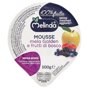 Melinda Mousse mela Golden e frutti di bosco 100 g