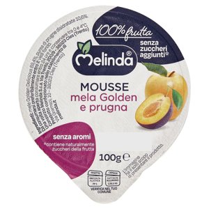 Melinda Mousse mela Golden e prugna 100 g