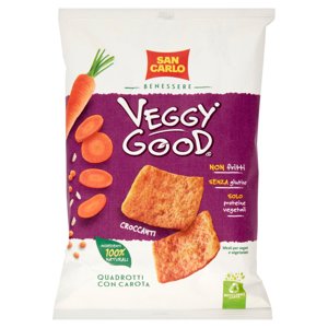 San Carlo Benessere Veggy Good Quadrotti con Carota 70 g