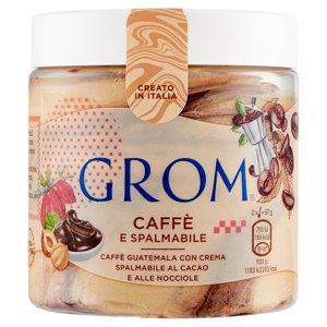 Grom Caffè e Spalmabile Caffè Guatemala con Crema Spalmabile al Cacao e alle Nocciole 460 ml