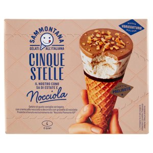 Sammontana Cinque Stelle Nocciola 4 x 60 g