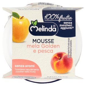 Melinda Mousse mela Golden e pesca 2 x 100 g