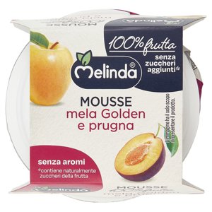 Melinda Mousse mela Golden e prugna 2 x 100 g