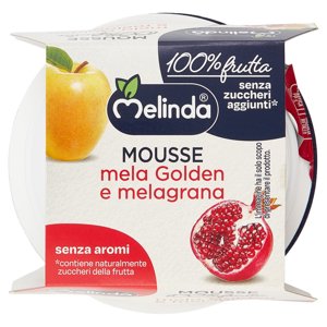 Melinda Mousse mela Golden e melagrana 2 x 100 g