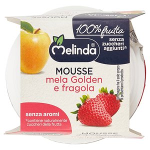 Melinda Mousse mela Golden e fragola 2 x 100 g