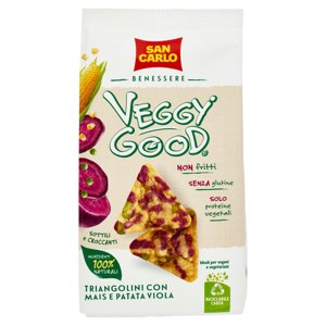 San Carlo Benessere Veggy Good Triangolini con Mais e Patata Viola 65 g