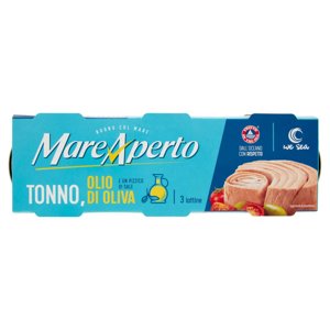 Mare Aperto Tonno, Olio di Oliva e un Pizzico di Sale 3 x 70 g