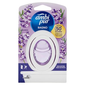 Ambi Pur Bagno Profumatore per Ambienti Elimina e Previene gli Odori, Lavanda 7,5 ml