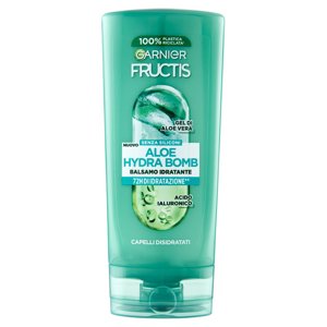 Garnier Fructis Balsamo Aloe Hydra Bomb, balsamo idratante per capelli disidratati, 200 ml