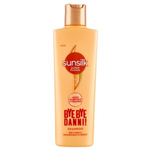 sunsilk Super Fusion Bye Bye Danni! Shampoo per Capelli Danneggiati e Spenti 220 ml