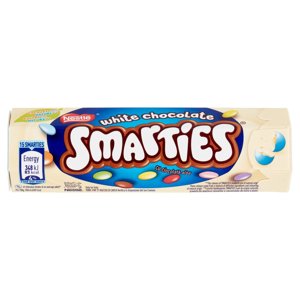 NESTLÉ Smarties White Confetti ripieni di Cioccolato Bianco tubo 34 g